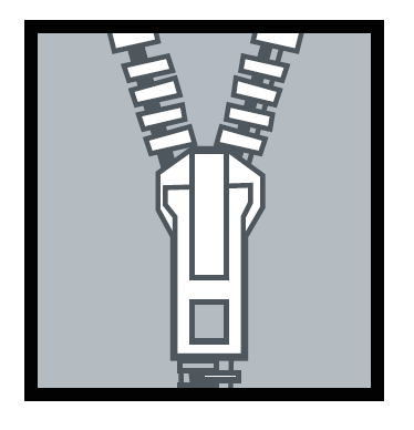 Fermeture zippée - LMA