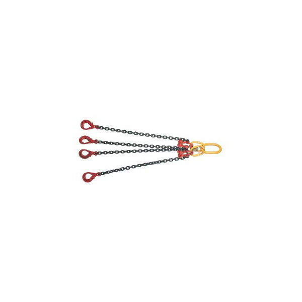 Elingue chaine gr80 4 brins a raccourcisseur crochets automatiques