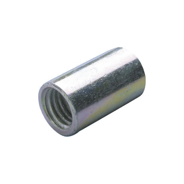 Manchon de raccordement pour tige filetee zingue