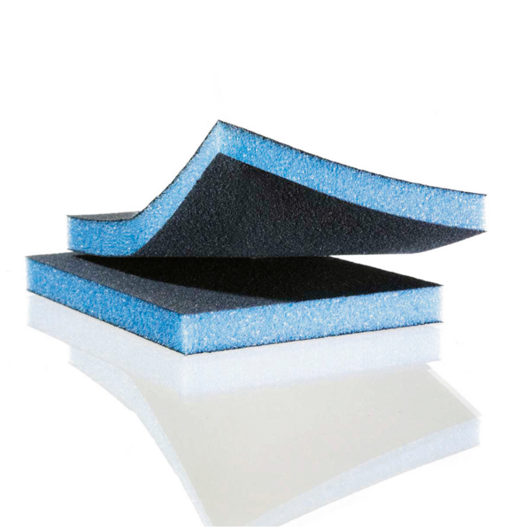 Eponge abrasive 2 faces premium 97 x 123 x 12 mm
