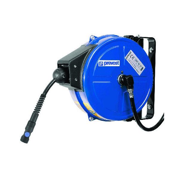 Enrouleur automatique de tuyau d'air a tambour ferme carter acier