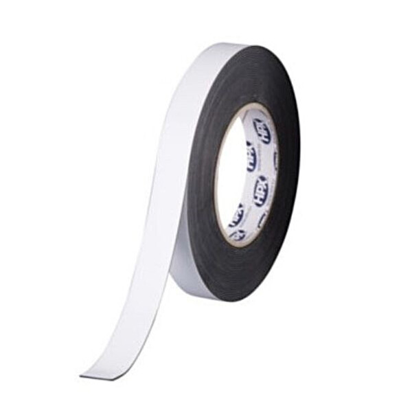 Adhésif mousse d.f blc 19x1 petit bois -rl 50m