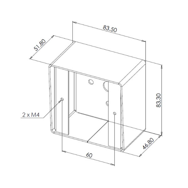 Boîtier applique sewosy