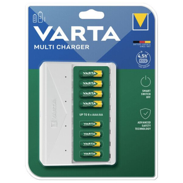 Chargeur varta  4,5h aaa/aa 8 canaux