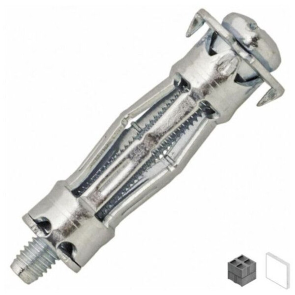 Cheville à expansion + vis