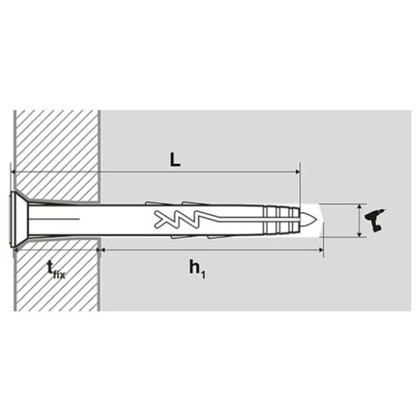 Cheville à frapper turbo scell it