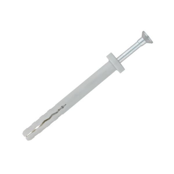 Cheville prémontée à frapper tete cylindrique