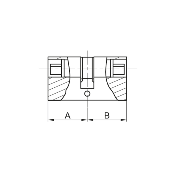 Cylindre triangle intérieur série 562.i