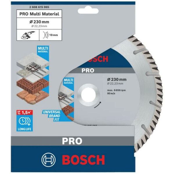 Disque standard universal 230mm