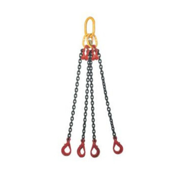 Elingue chaine gr80 4 brins a raccourcisseur crochets automatiques