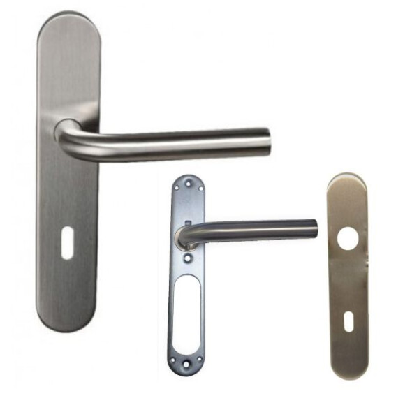 Ensemble sur plaque  "chantal" en l  inox 304