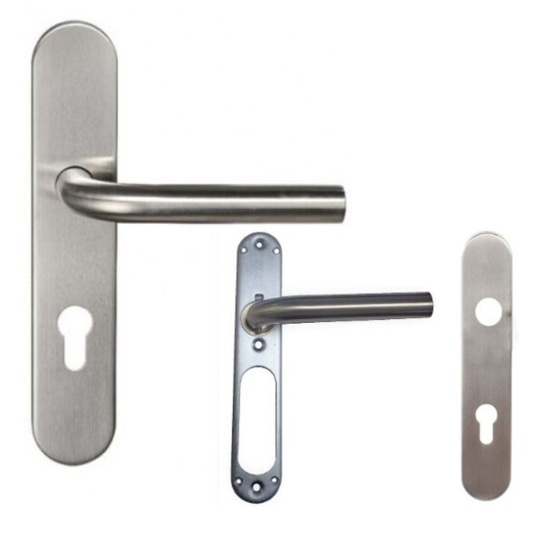 Ensemble sur plaque  "chantal" en l  inox 304