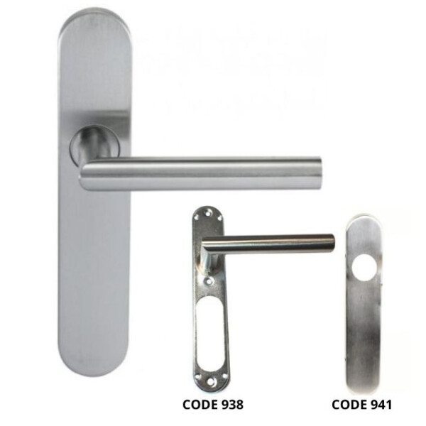 Ensemble sur plaque "noémie" angle vif inox 304
