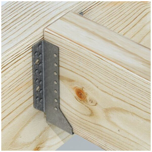 Equerre nervuree droite end