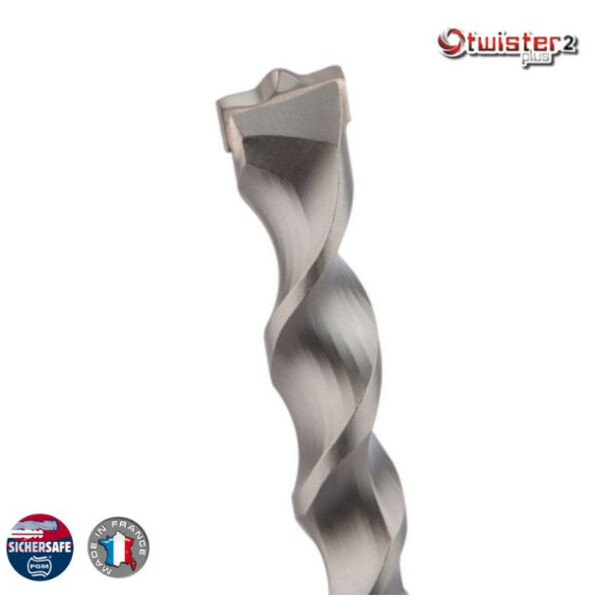 Foret sds twister 2 taillants lg 160 diam 04