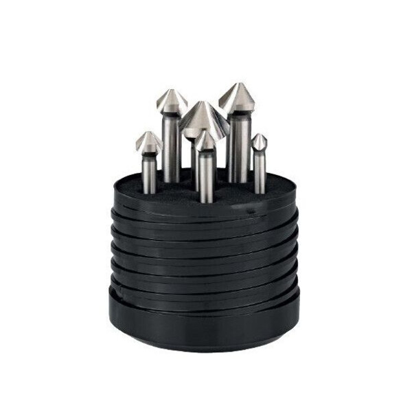 Fraise a chanfreiner hss 90° 3 t queue cylindrique eco pro 42.535 (jeu de 6)