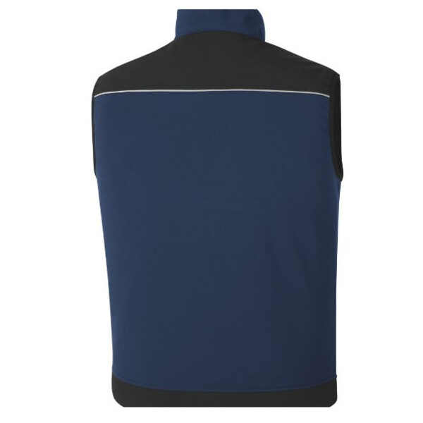Gilet softshell holen bleu marine/noir