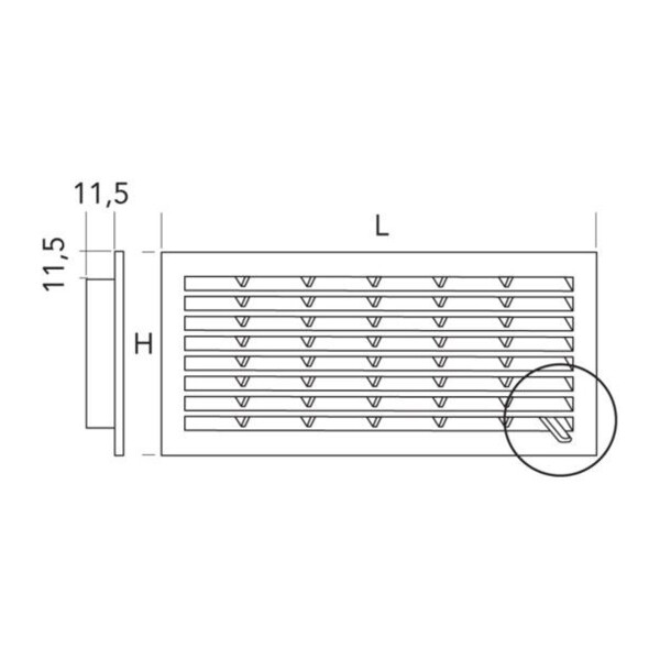 Grille démontable