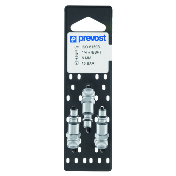 Embout filetage male conique r 1/4 (par 3)
