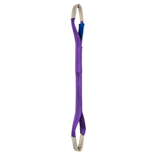 Elingue sangle plate a boucle repliee