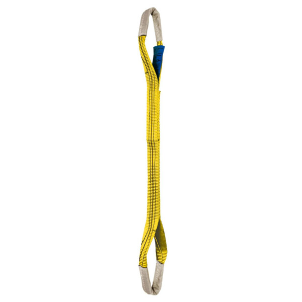 Elingue sangle plate a boucle repliee