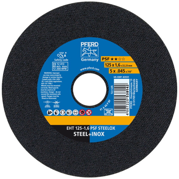 Disque a tronconner psf steelox