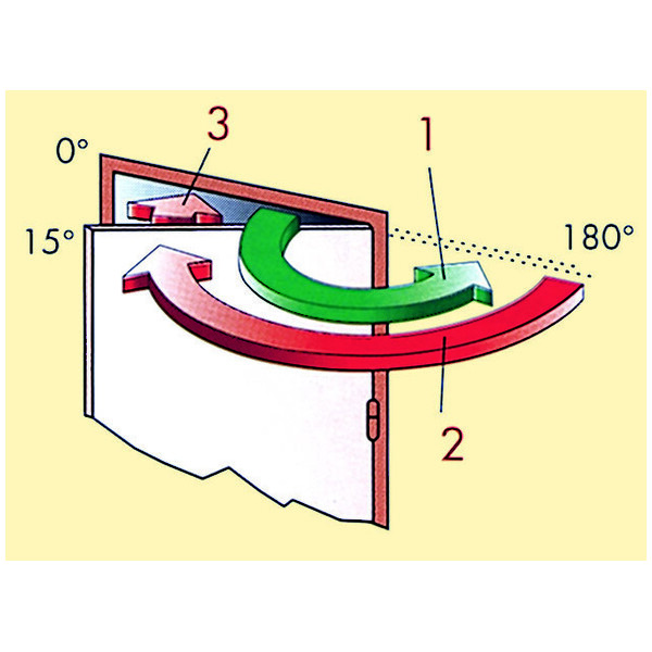 Ferme-porte gr101 bras compas