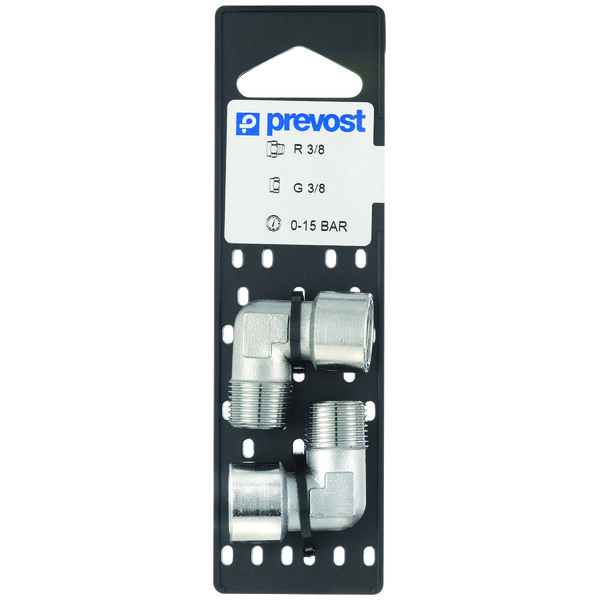 Equerre filetee male conique / femelle cylindrique - a10