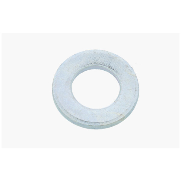 Rondelle plate large type "l" serie lu acier zingue blanc