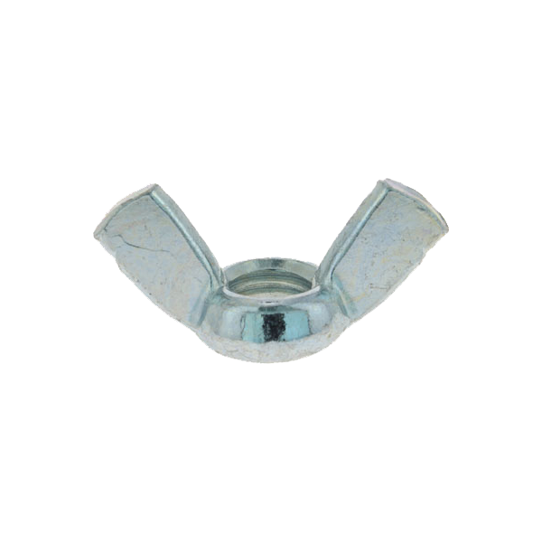 Ecrou a oreilles serie eo acier zn blanc