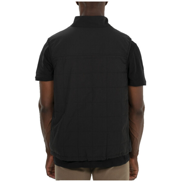 Veste chauffante noire sans manche ripstop m12 hpvbl2-0