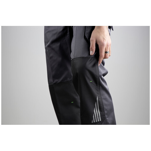 Pantalon de travail vulcain gris sombre/ noir
