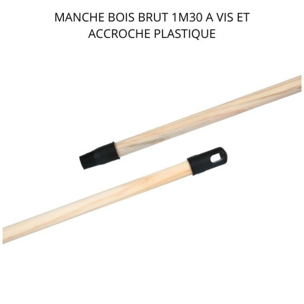 Manche bois brut