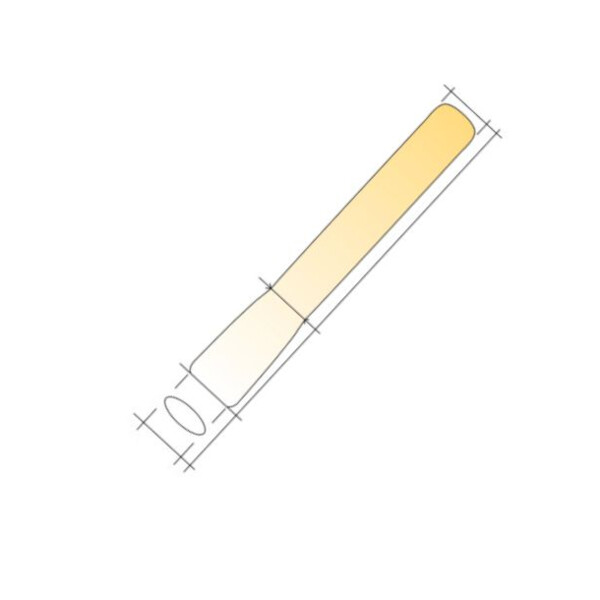 Manche massette tailleur pierre leborgne d 40x28mm 26 cm frene vernis