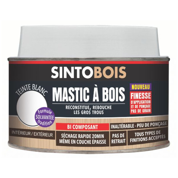 Mastic a bois fin sintobois