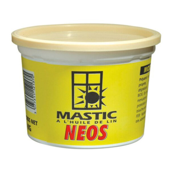 Mastic de vitrier à l'huile de lin