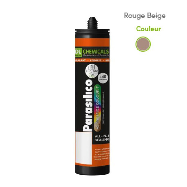 Mastic silicone prestige ton rouge cart300ml