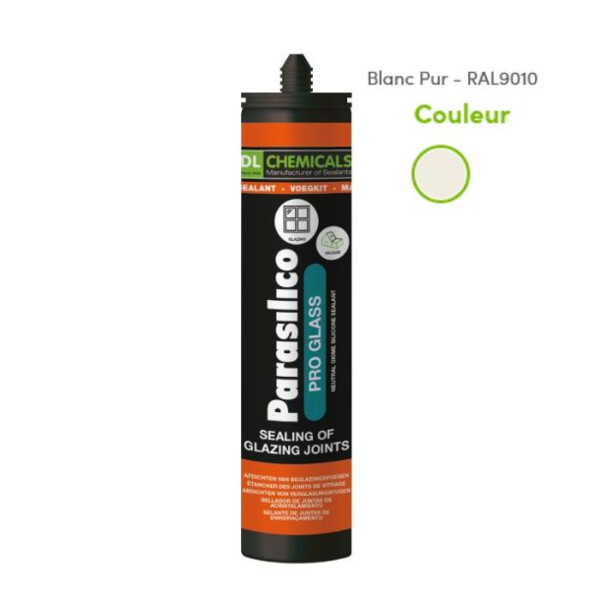 Mastic silicone pro-glass