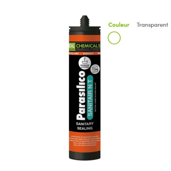 Mastic silicone sanitaire neutre