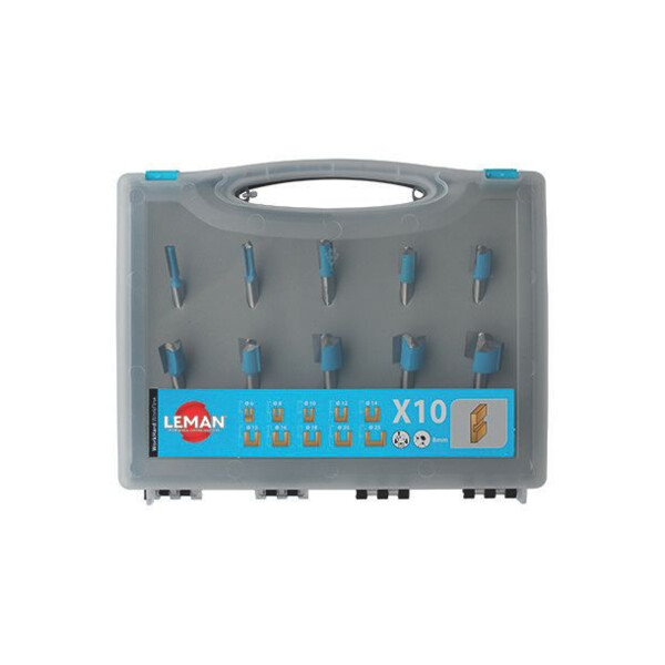 Meche a rainer carbure ø8 a 25 queue 8 mm (coffret de 10)