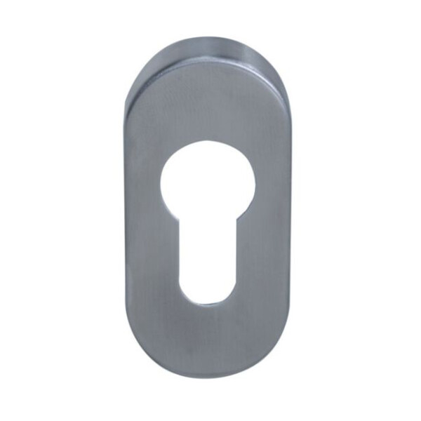 Paire de rosace inox ovale