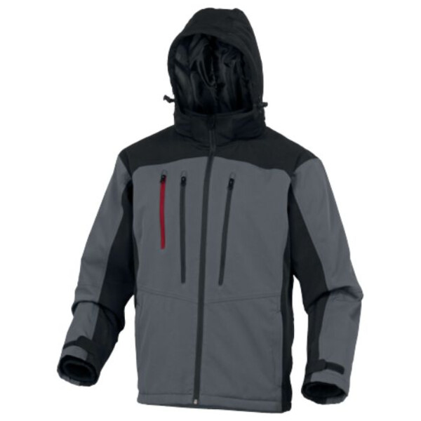 Parka déperlante tatry gris/noir