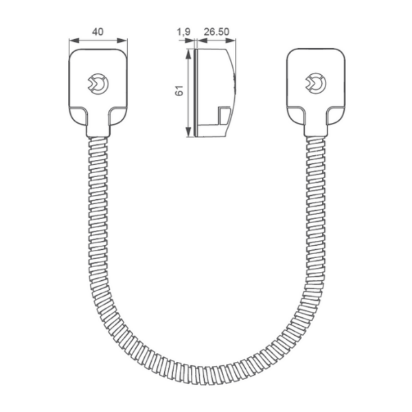 Passe-câble applique bornier izyx