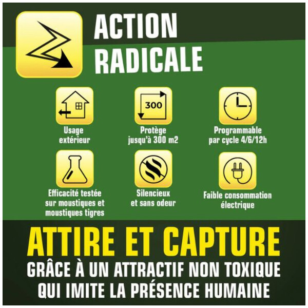 Piège anti-moustiques électrique