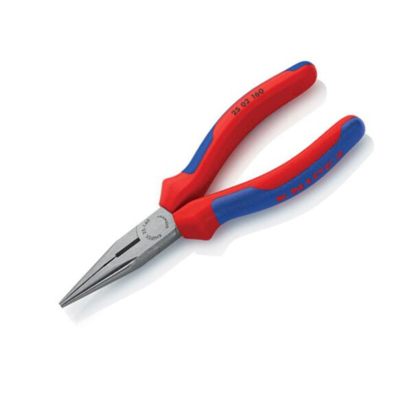 Pince demi ronde avec tranchant 160mm