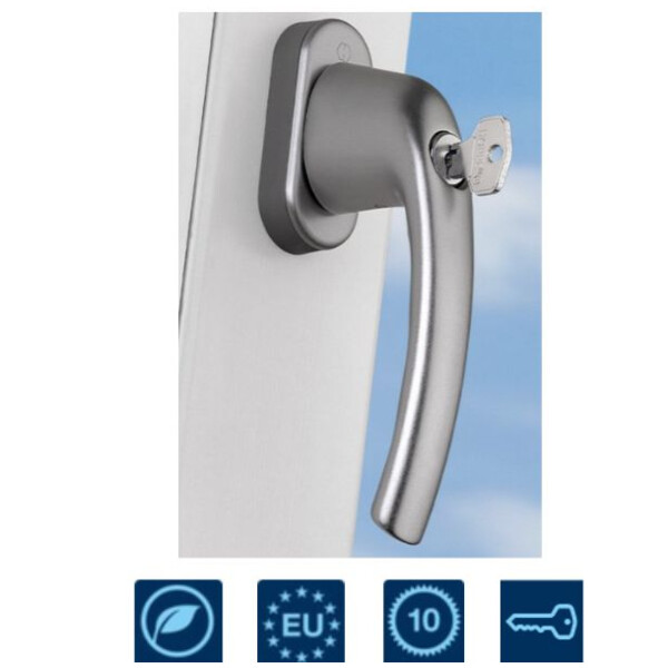 Poignée de fenêtre new-york  tbt4 à clé