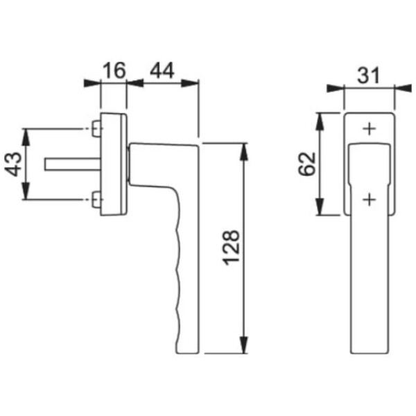 Poignée de fenêtre toulon  secustik