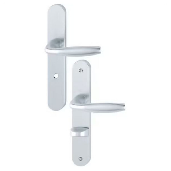 Poignée de porte large new-york entraxe 195 mm