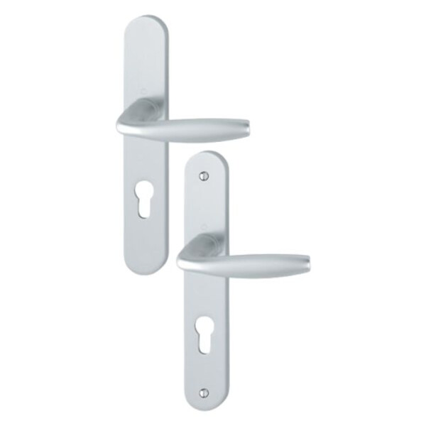 Poignée de porte large new-york entraxe 195 mm