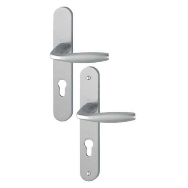 Poignée de porte large new-york entraxe 195 mm